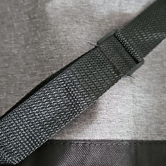 AARP Grey Black Zippered Tote Bag Removable Adjustable straps 19 x 15 - Picture 8 of 10